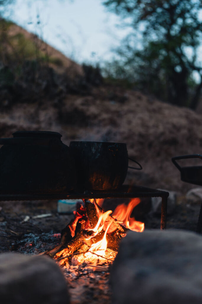 Cooking with fire